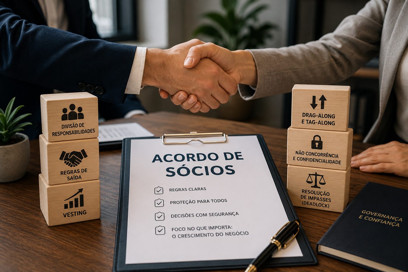 Acordo de sócios e suas cláusulas essenciais