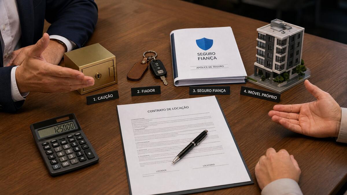 Contrato de locação comercial com cláusula de garantia locatícia